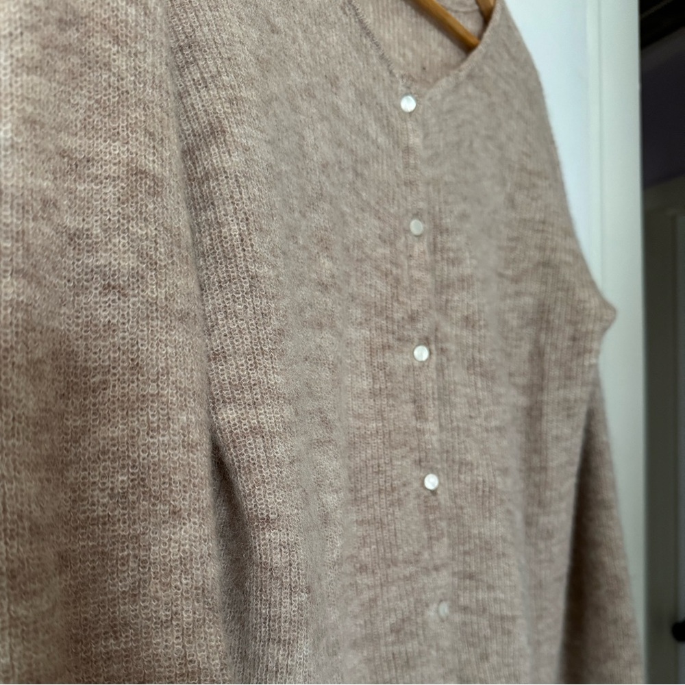 Sezane Gaspard Cardigan in Beige